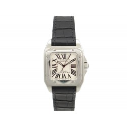 MONTRE CARTIER 2878 SANTOS 100 ACIER AUTOMATIQUE SS GARANTIE + BOITE WATCH 6750€