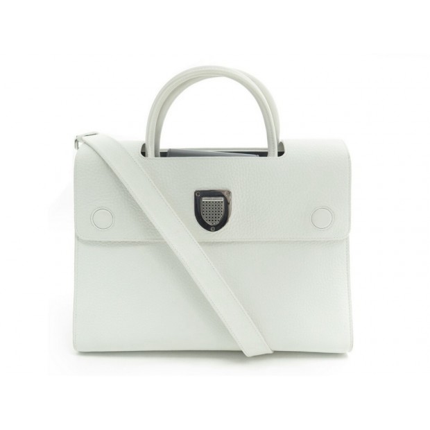 SAC A MAIN CHRISTIAN DIOR DIOREVER MEDIUM CUIR BLANC BANDOULIERE HAND BAG 2695€