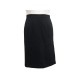 JUPE FENDUE CHANEL P07235 M 40 EN LAINE NOIR BLACK WOOL SLIT SKIRT 2720€