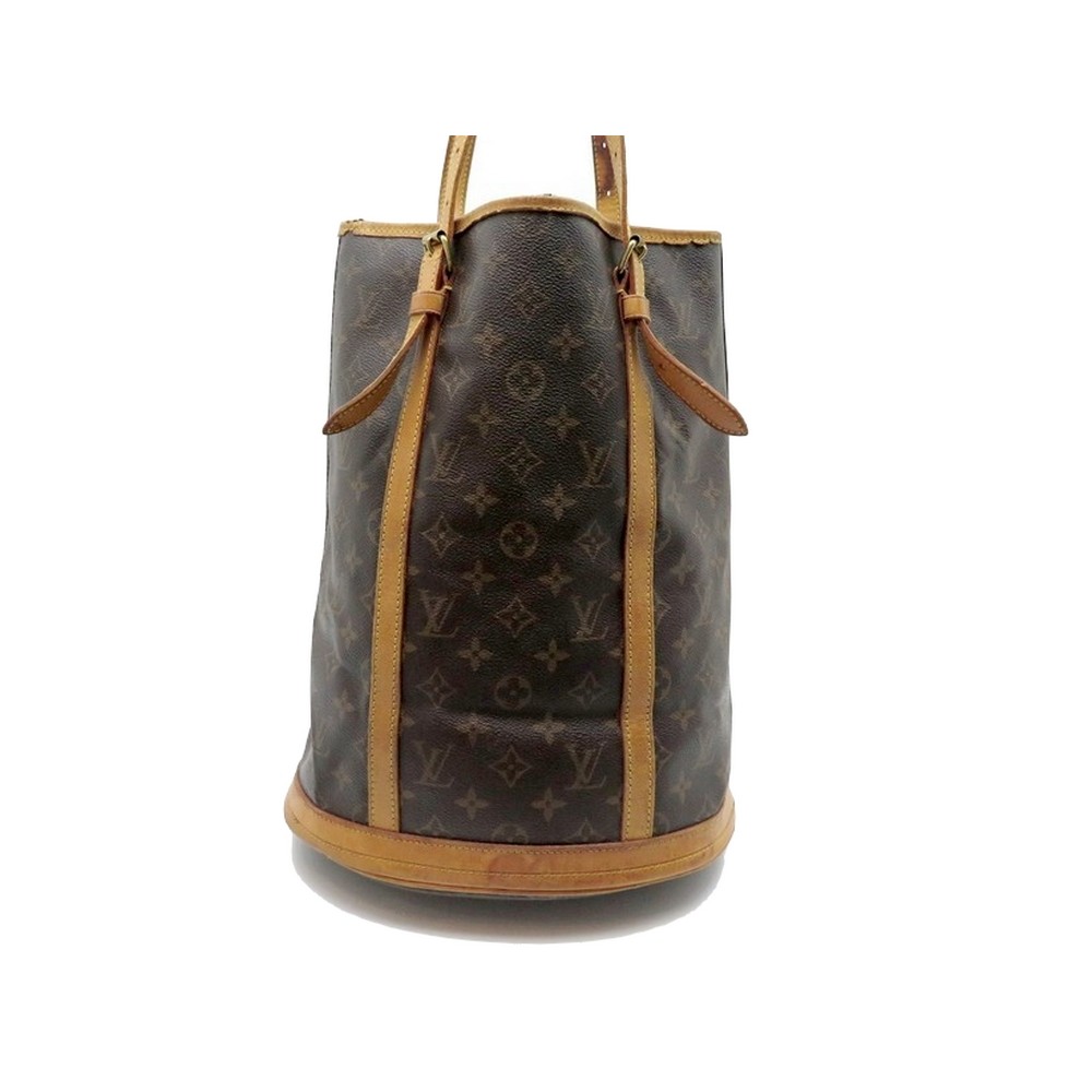 Louis Vuitton - Authenticated Bucket Handbag - Cloth Brown for Women, Very Good Condition