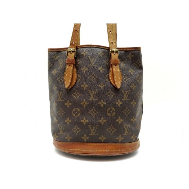 SAC A MAIN LOUIS VUITTON BUCKET PM EN TOILE MONOGRAM LV CANVAS HANDBAG 1100€