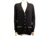 gilet yves saint laurent taille 38 40 m en laine noir