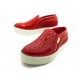 NEUF CHAUSSURES LOUIS VUITTON BASKETS SLIP ON 36.5 CUIR VERNIS ROUGE SHOES 690€