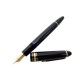 STYLO PLUME MONTBLANC MEISTERSTUCK 146 DORE 13659 RESINE NOIR PISTON PEN 595€