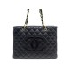 NEUF SAC A MAIN CHANEL CABAS SHOPPING GM CUIR CAVIAR NOIR LEATHER HAND BAG 3900€