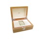 RARE BOITE POUR MONTRE OMEGA SEAMASTER SPEEDMASTER EN BOIS VERNIS WOOD WATCH BOX