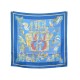 NEUF FOULARD HERMES LE TEMPS DES MARIONNETTES FAIVRE CARRE 90 SOIE SCARF 385€