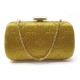 SAC A MAIN LOUIS VUITTON POCHETTE MINAUDIERE MONOGRAM SATIN DORE CLUTCH 1255€