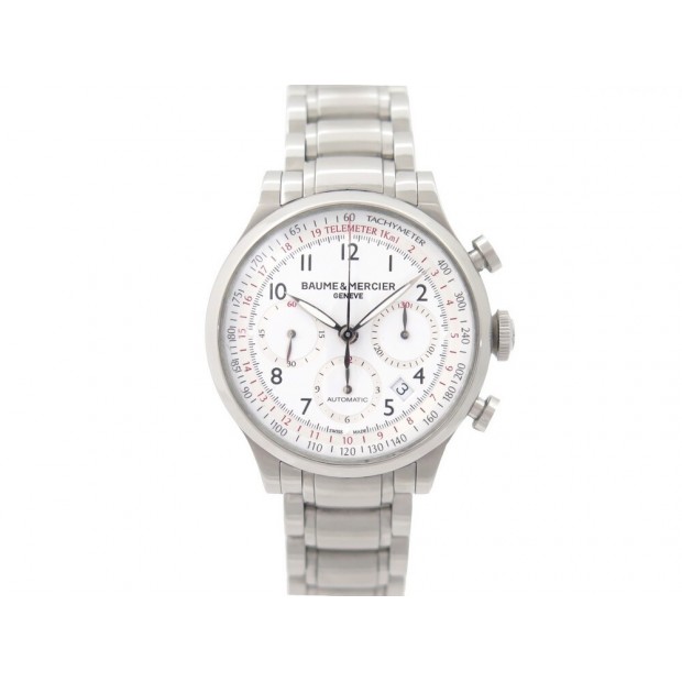 MONTRE BAUME & MERCIER 65726 CAPELAND 42 MM AUTOMATIQUE ACIER BOITE WATCH 4100€