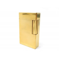 NEUF BRIQUET ST DUPONT LIGNE 2 PLAQUE OR DORE GOLD PLATED NEW LIGHTER 790€