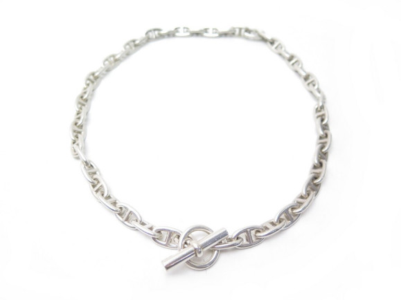 collier hermes sautoir chaine d'ancre 45 maillons