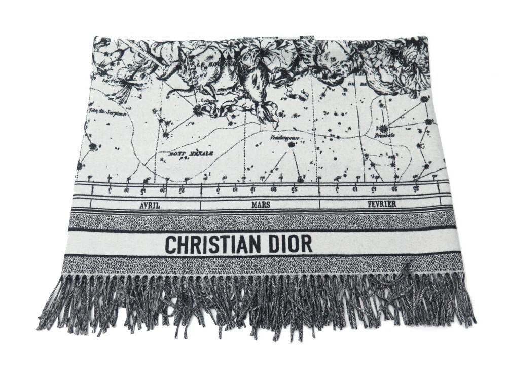 plaid christian dior zodiac 11zod351i151 en laine