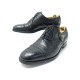 CHAUSSURES JM WESTON RICHELIEU BOUT FLEURI 310 7E 41 LARGE CUIR NOIR SHOES 770€