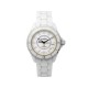 MONTRE CHANEL J12 H1629 AUTOMATIQUE 38 MM CERAMIQUE BLANCHE DIAMANTS WATCH 6050€