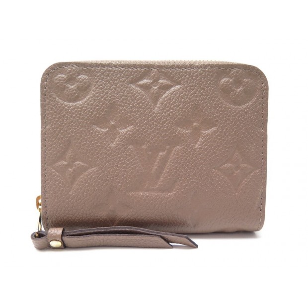 NEUF PORTE MONNAIE LOUIS VUITTON ZIPPY CUIR MONOGRAM EMPREINTE PORTEFEUILLE 460€