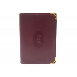 COUVERTURE CARTIER PORTE AGENDA DE POCHE PM MUST DE CARTIER EN CUIR DIARY COVER