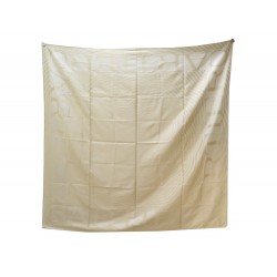 FOULARD CARTIER CHALE 140 X 140 CM EN SOIE BEIGE SILK SCARF SHAWL 760€