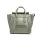 SAC A MAIN CELINE LUGGAGE MINI EN CUIR GRIS GREY LEATHER HANDBAG 2400€