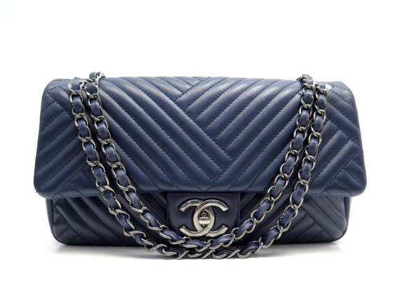 sac a main chanel timeless chevron bandouliere cuir