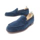 NEUF CHAUSSURES JM WESTON MOCASSINS LE MOC 281 7.5E 41.5 DAIM BLEU SHOES 510€