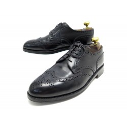 CHAUSSURES JM WESTON DERBY 588 TRIPLE SEMELLE 8D 42 CUIR NOIR EMBAUCHOIRS 1295€