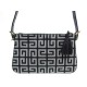 NEUF SAC A MAIN GIVENCHY POCHETTE MONOGRAMME TOILE ET CUIR CANVAS HAND BAG POUCH