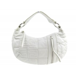 SAC A MAIN GIVENCHY HOBO EN CUIR BLANC 34 CM WHITE LEATHER HAND BAG PURSE 1115€