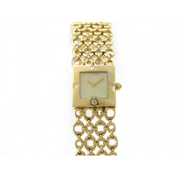 NEUF MONTRE DIOR 20 MM EN OR JAUNE 18K ET DIAMANTS DIAMONDS & GOLD WATCH 7990€