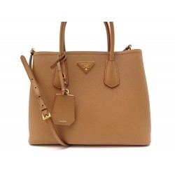 NEUF SAC A MAIN PRADA 1BG775 BANDOULIERE EN CUIR SAFFIANO MARRON HANDBAG 2400€