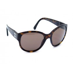 LUNETTES DE SOLEIL CHANEL 5197 EN PLASTIQUE MARRON + ETUI BROWN SUNGLASSES 455€