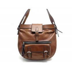 SAC A MAIN CHLOE EDITH HOBO EN CUIR MARRON BROWN LEATHER HAND BAG PURSE 1600€