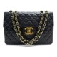 VINTAGE SAC A MAIN CHANEL TIMELESS MAXI JUMBO CUIR MATELASSE NOIR HAND BAG 7100€