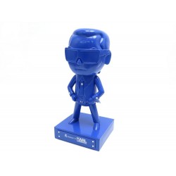 NEUF FIGURINE KARL LAGERFELD TOKIDOKI EDITION LIMITEE 150 EXEMPLAIRES BLEU BOITE