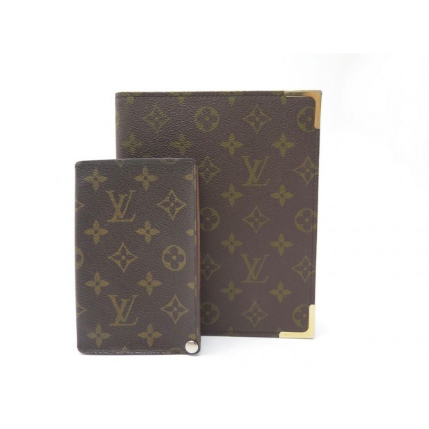 Louis Vuitton Monogram canvas passport holder. Dark brown Cloth ref.174041  - Joli Closet