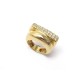 BAGUE FRED SUCCESS MOYEN MODELE 4B0172 T54 OR JAUNE & DIAMANTS GOLD RING 6880€