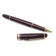 STYLO BILLE MONTBLANC MEISTERSTUCK CLASSIQUE EN RESINE BORDEAUX ROLLERBALL 405€