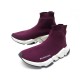 CHAUSSURES BALENCIAGA SPEED 38 BASKETS TOILE BORDEAUX CANVAS SNEAKERS SHOES 645€
