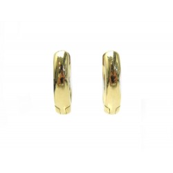 BOUCLES D'OREILLES POMELLATO CRUNA AGO EN OR JAUNE 18K + BOITE GOLD EARRINGS