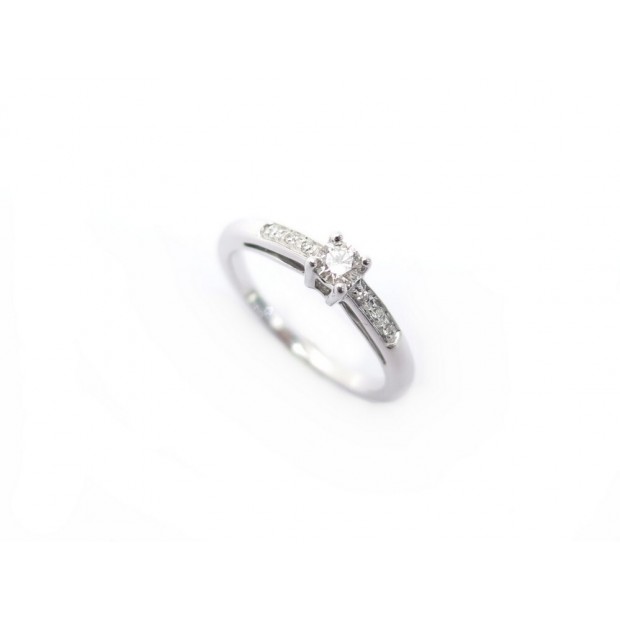 NEUF BAGUE MAUBOUSSIN TU ES LE SEL DE MA VIE OR BLANC DIAMANTS +BOITE RING 1040€