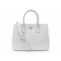 NEUF SAC A MAIN PRADA 1BA274 BANDOULIERE EN CUIR SAFFIANO BLANC HANDBAG 2400€