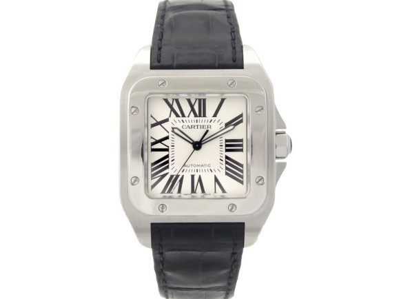 montre cartier santos 100 xl 2656 automatique acier