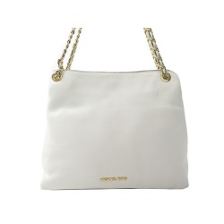 SAC A MAIN MICHAEL KORS CABAS 30S6GTCL3L CUIR GRAINE BLANC LEATHER HAND BAG 350€