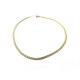 COLLIER EN MAILLES DOREES 41 CM EN OR JAUNE 18K 21 GR YELLOW GOLD NECKLACE