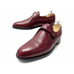 CHAUSSURES JM WESTON MOCASSINS A BOUCLE EDOUARD 8.5E 42.5 43 CUIR BORDEAUX 870€