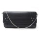 NEUF SAC A MAIN JEROME DREYFUSS PORTEFEUILLE CHAINE PIF SILVER EN CUIR WOC 390€