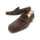 CHAUSSURES JM WESTON MOCASSINS 11E 46 DAIM MARRON EMBAUCHOIRS LOAFERS SHOES 649€