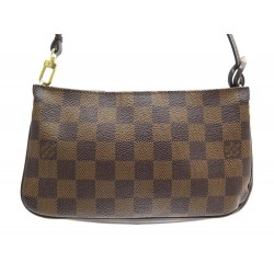 SAC A MAIN LOUIS VUITTON POCHETTE NAVONA N51983 TOILE DAMIER EBENE CLUTCH POUCH