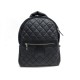 SAC A DOS CHANEL COCO COCOON EN TOILE MATELASSE NOIR NYLON BLACK BACKPACK BAG