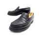 CHAUSSURES JM WESTON MOCASSINS 180 5.5D 39.5 EN CUIR NOIR LEATHER LOAFERS 670€