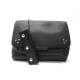 NEUF SAC A MAIN JEROME DREYFUSS LULU L CUIR NOIR SILVER NEW LEATHER HANDBAG 760€